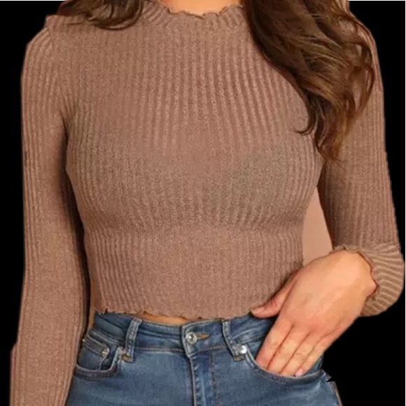 SHEIN Tops - Knit Crop Top
